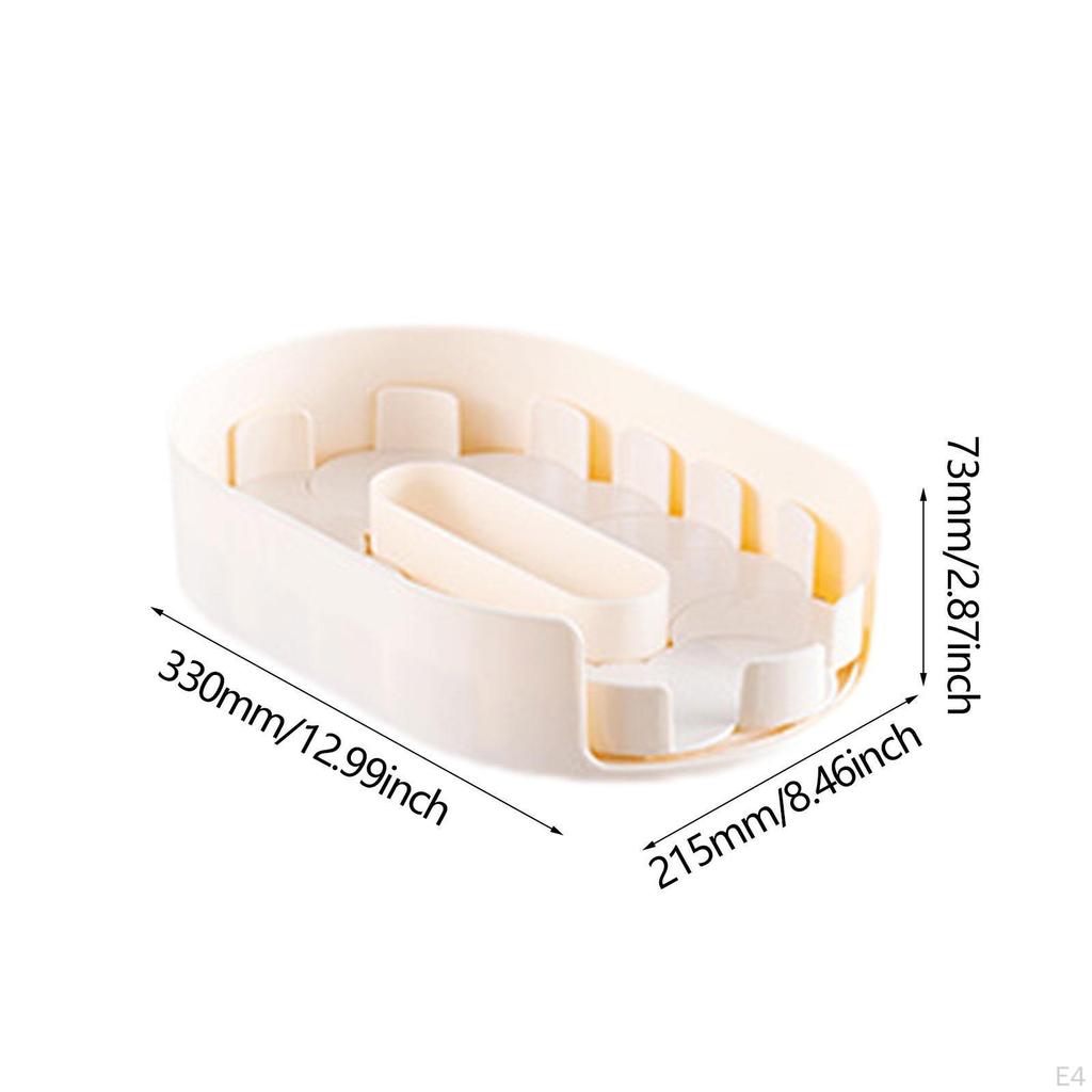 360° Turntable Refrigerator Organizer Beverage Bins Spice Storage Rack Organizers and