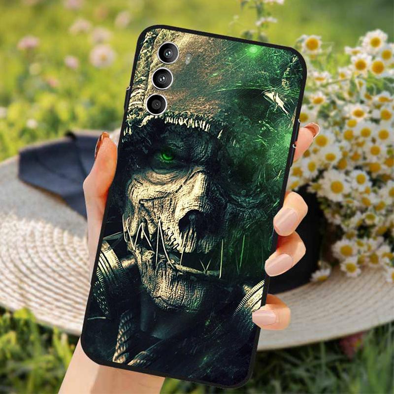 Grim Reaper Skull Skeleton Phone Case for Moto G84 G22 G32 G42 G52 G62 G53 G72 G60 G60S G100 G10 G20 G30 G13 G50 G 5G G Pure