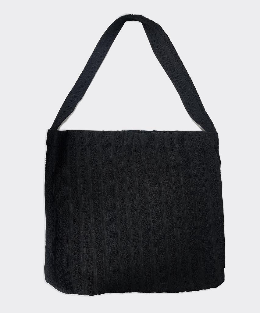 Aox Lace Shoulder Bag Black