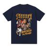 2025 Summer Rapper Anuel AA Retro Graphic T Shirt Real Hasta La Muerte 100% Cotton T-shirt Men's Hip Hop Oversized Tees Men Punk