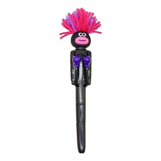 Funny Boxing Pens Fried Hair Boxing Robot Ballpoint Pens with Punching Arm for Office School Home Supplies Novelty Gifts for Christmas Birthday