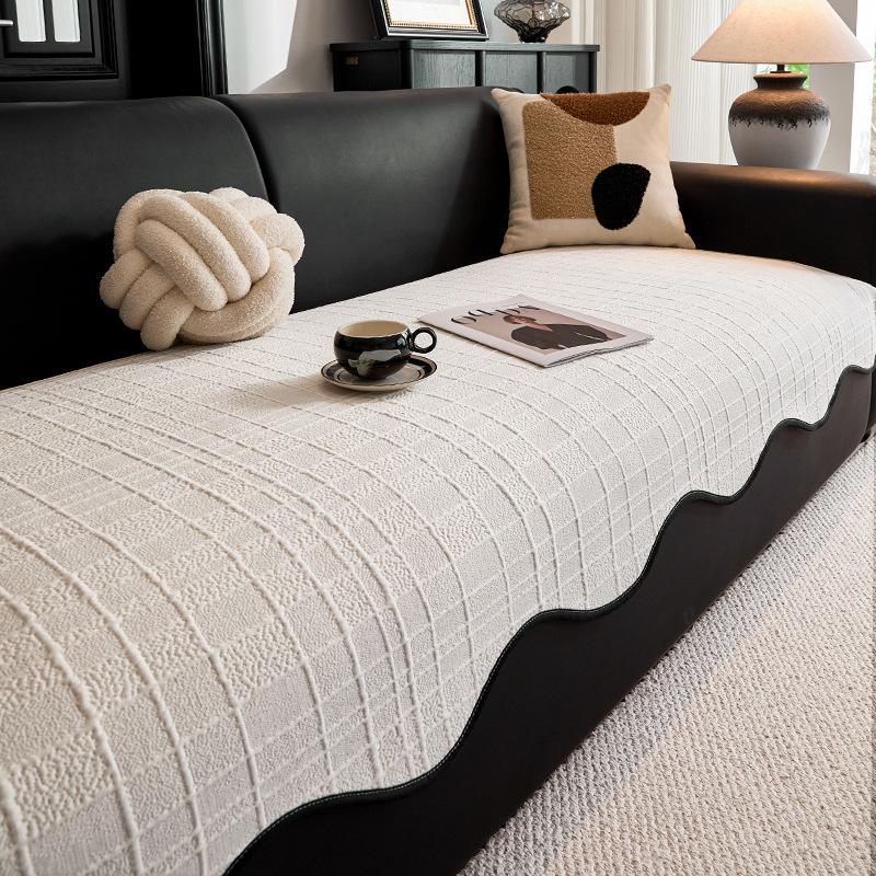 Summer Sofa Mat, Ice Silk Sofa Cushion, Summer Cool Seat Cushion New Non-Slip Cover, Summer Mat