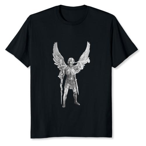 NEW LIMITED God s Angel Gabriel Archangel with Sword T-Shirt S разноцветный