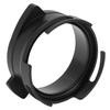 Imbuto di dosaggio per portafiltro caffè da 54 mm in lega di alluminio, imbuto di dosaggio girevole, accessori per macchine da caffè