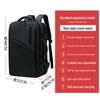 Men's Expandable Waterproof Business Travel Backpack, Large Capacity, Oxford Cloth, for Laptops.