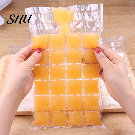 Ice Cube Bags 20Pcs Disposable Self-sealing Easy To Release Leak-proof Making BPA-Free Mold Trays Kitchen Supplies