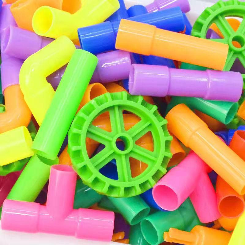 DIY Water Pipe Building Blocks for Kids - Science Education Toy for Kindergarten