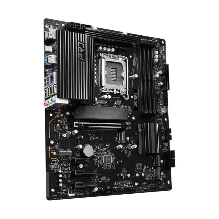 ATX-Mainboard - ASRock - Z890 Pro-A - Sockel 1851 - DDR5 - M.2 PCIe 5.0