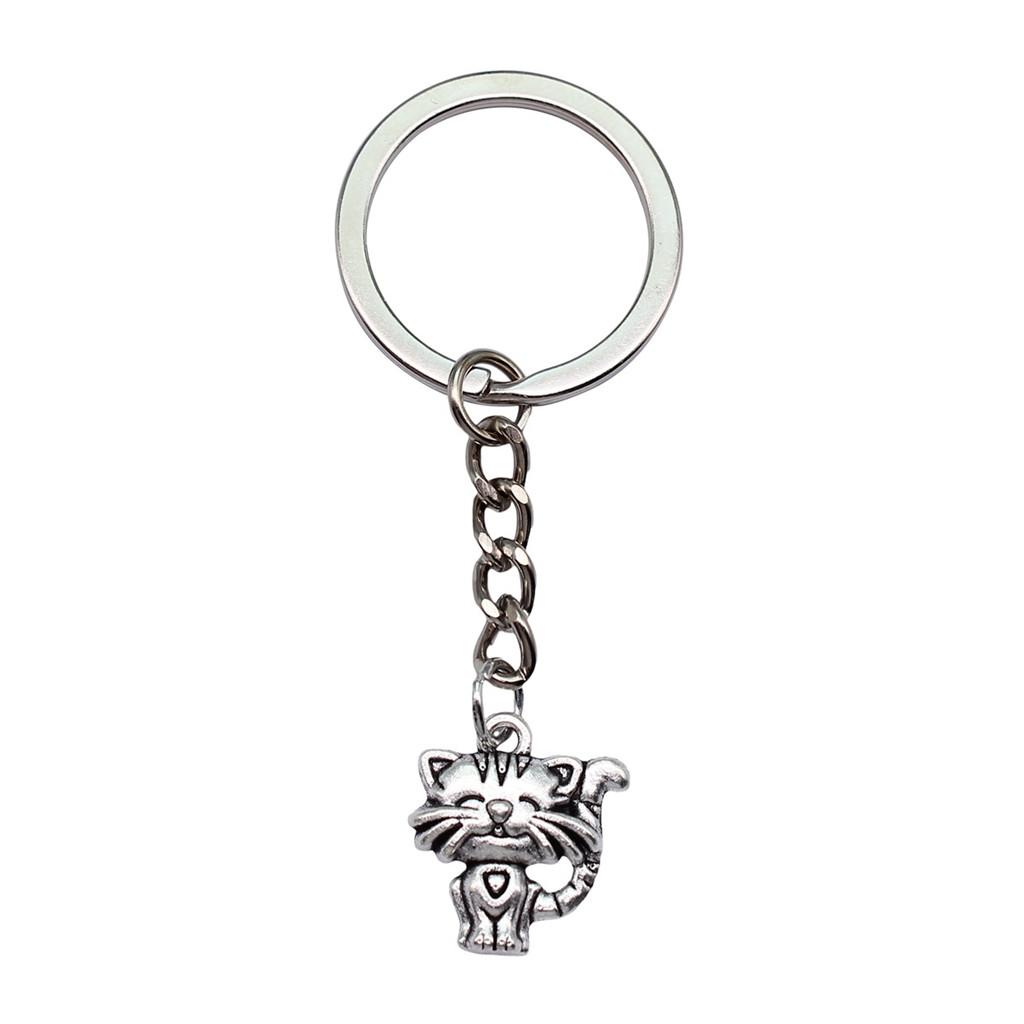 Poultry Farm Chicken Rooster Keychain for Men High Quality Initial New Year Gift Hip Hop Bag Accessory