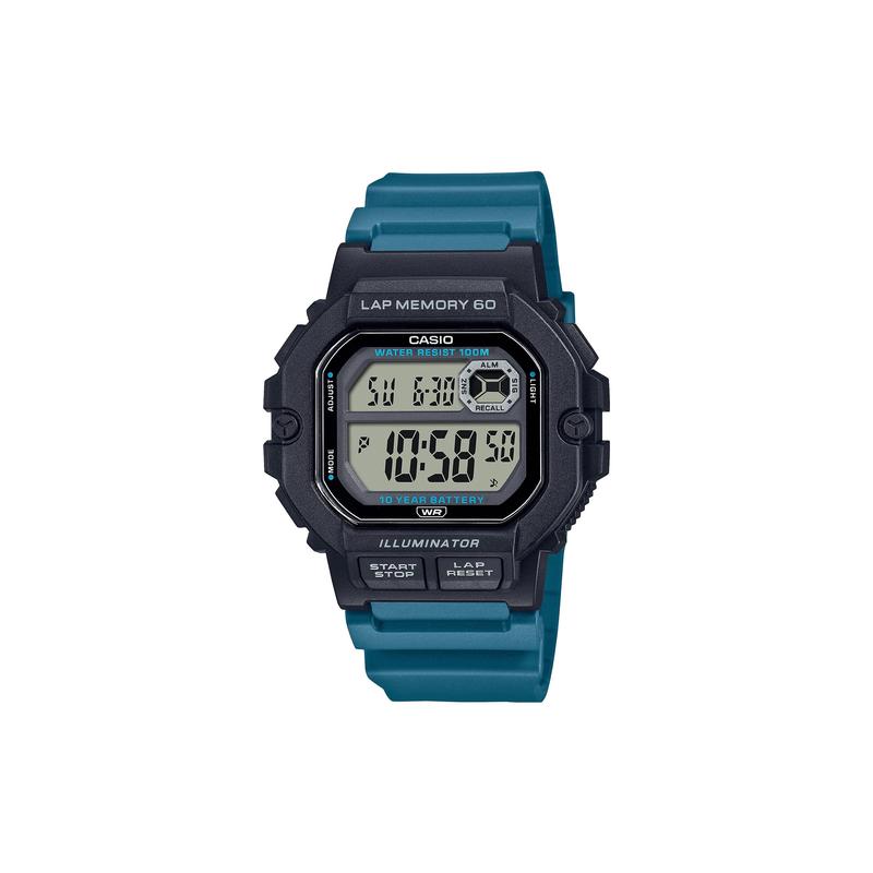 

Casio LCD/Pointer Dual Display Series STANDARD Series Fashion Trend Digital Display Quartz Movement Resin Strap Japanese and Korean WS-1400H-3AVD чёрный