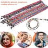 6pcs Bohemia Glasses Cord Lanyards Stretchy Eyeglasses String Skin Friendly Spectacles Rope Chains Elastic Eyewear Accessories