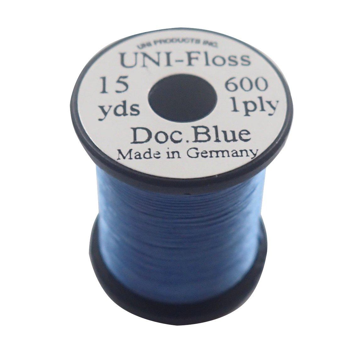 

Зубная нить TIEMCO UNI Super Floss Doctor Blue, 15 ярдов.