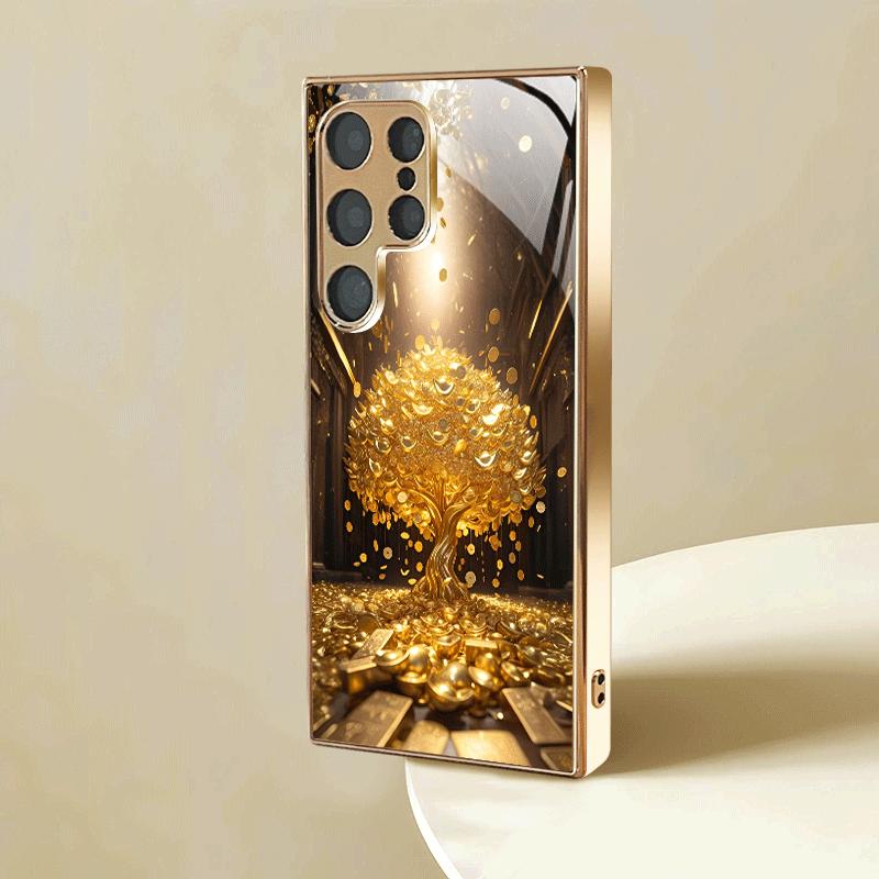 High-end PhoneCase Electroplated Glass TPU PhoneCase for Samsung Galaxy S26 S25 S24 S23 S22 S21 FE,Ultra,Plus Dropresistant