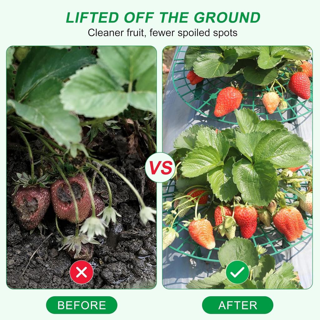 5/10/20 PCS Strawberry Plant Support Strawberry Growing Racks Strawberry Stand Strawberry Growing Frame, Protecting Strawberry from Mold, Rot and Dirt