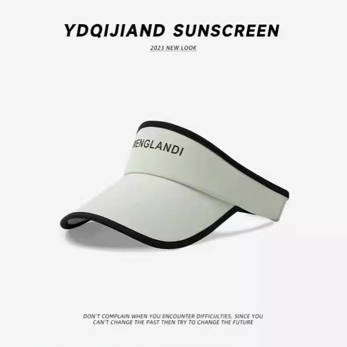 

Женская летняя шляпа от солнца без верха 2023 - Дизайн с козырьком из ледяного шелка с защитой от УФ-лучей для более стройного лица 54-60cm