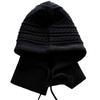 Hat Women Korean Winter Warm Scarf Integrated Head Cover Ear Protection Wool Hat Knit Hat