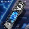 High Bright 3*LED Strong Light Mini Rechargeable Portable Torch Outdoor Aluminum Alloy Tactical Flashlight with Pen Clip