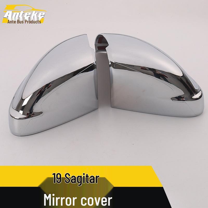 Fits 19 Models: Sagitar Rearview Mirror Cover, Protective Film Sticker, Exterior Accessory