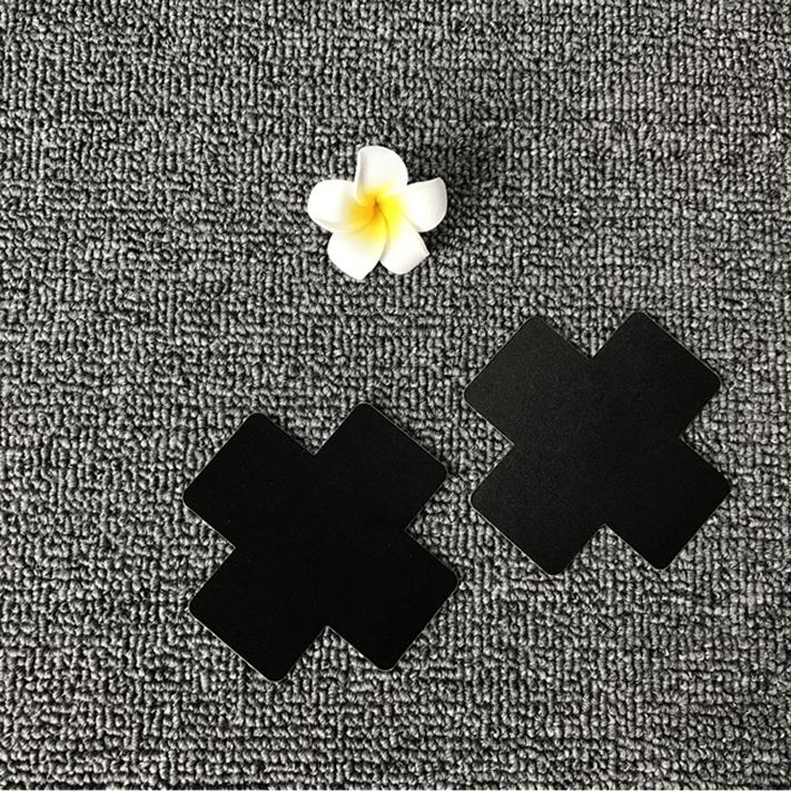 1Pair Women Bra Sexy Adhesive Nipple Covers Petals Breast Sticker Cross Shape Pasties Disposable