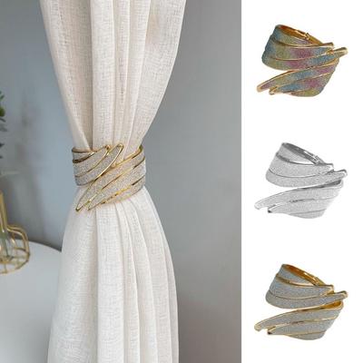 Curtain Holder Removable Adjustable Alloy Luxury Curtain Tieback Holdback Window Accessories