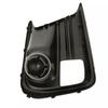 For Subaru WRX Base 2018- Car Front Fog Light Bezel Cover Black Front