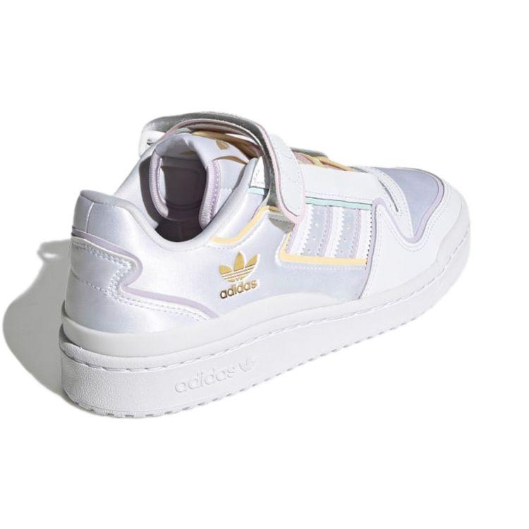 Adidas Originals Forum Plus Low Top Sneakers Women Sneakers White Pink Purple H05123