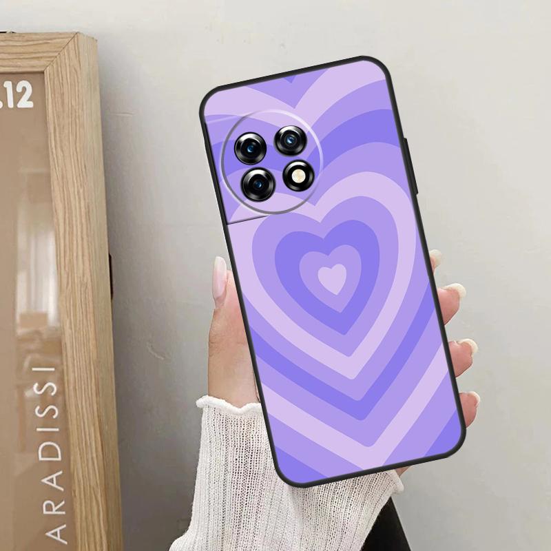 Colorful Heart Circle Love Case For OnePlus Nord CE 5 3 4 Lite N20 N30 OnePlus 13T 10T 8T 11 12 13 15 R 9 10 Pro Cover