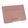 7734280OP0N5909 Card Case Light Pink Leather Women