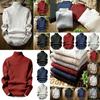 Men's Winter Slim Turtleneck Pullover Sweater For Casual Stylish Looks