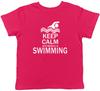 Keep Calm and Believe In Swimming Childrens Kids T-Shirt Boys Girls