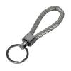 Schlüsselanhänger Lanyard Geflochtenes Seil Kunstleder Angenehmer Griff Schlüsselanhänger Aufhängeseil mit Zinklegierung Schnalle Schlüsselring