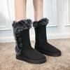 20252025 Hot-selling Ug Snow Boots Women's Medium Tube 5825 Hairball Ball with the Same G Warm Women's Cotton Shoes 2025