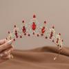 European & Asian Alloy Bridal Crown Rhinestone Headband Wedding Headdress