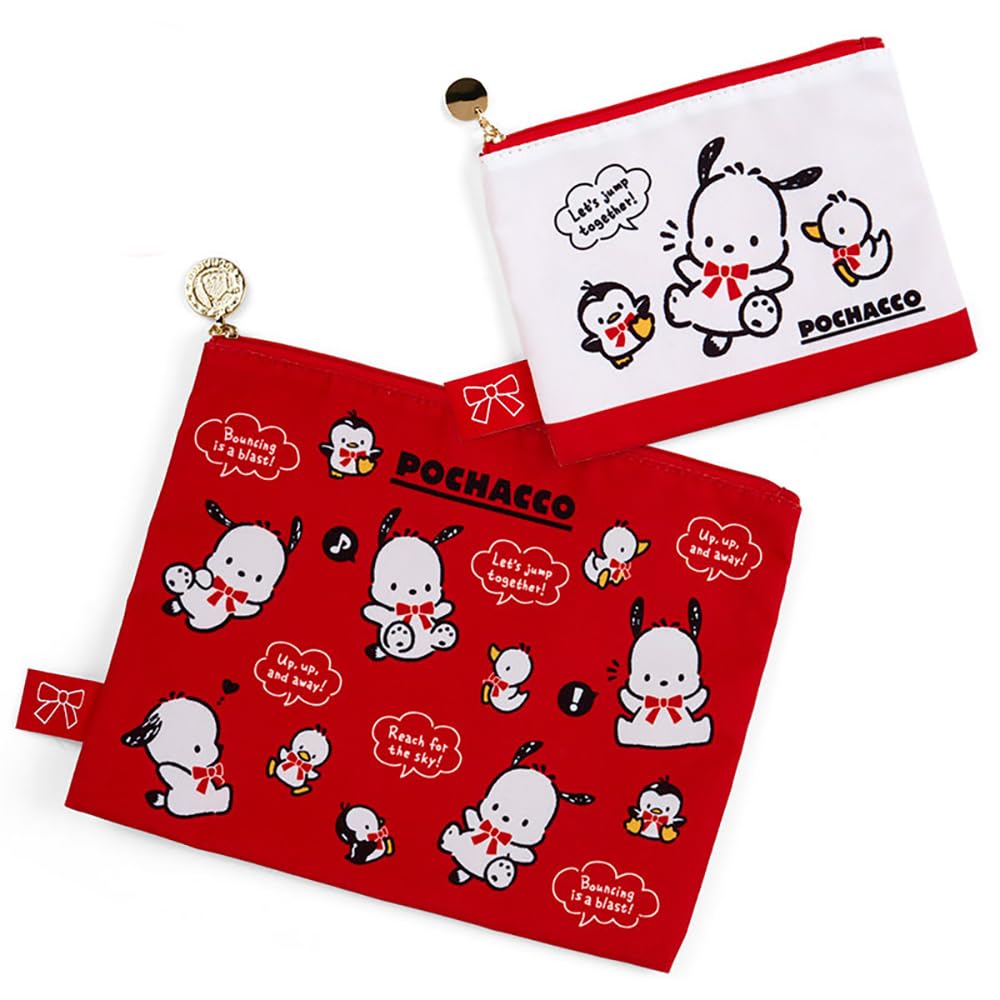 

Sanrio Sanrio Pochacco Flat Pouch Set 35th Anniversary Red Ribbon Flat Pocha Pochacco Pochacco 35th Anniversary Birthday Travel Подорож Подорож Подорож Подорож