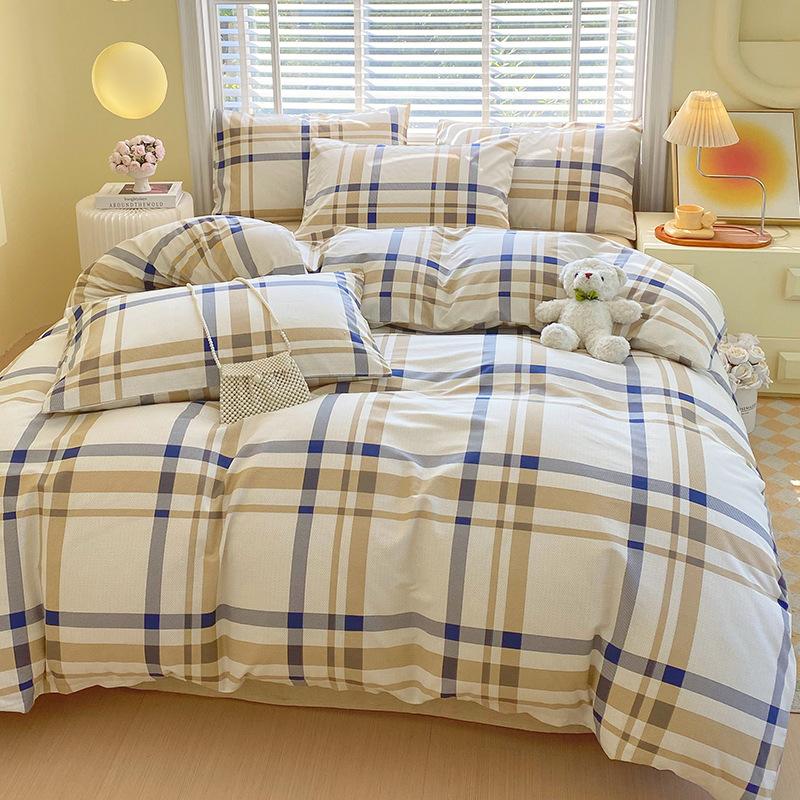 Home Textiles 60 Long-Staple Cotton Pure Cotton 4Pcs Set Cotton Bed Sheet Quilt Cover 3Pcs Set Bed Hat Class A Maternal And Infant Grade