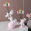 Handmade Cute Rabbit Ornament for Wine Cabinet, Bookshelf, or Living Room Decor