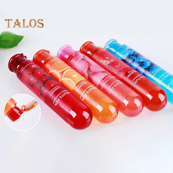 80ML Sex Lubricant Water Based Non-greasy Natural Plant Extract Pleasure Enhancer Non-staining Strawberry Blueberry Flavored Couples Lubricant Adult