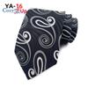 Cozy Up 3,15"(8cm) Cravata PaisleyTie în dungi pentru bărbați, cu flori în carouri, pentru nuntă