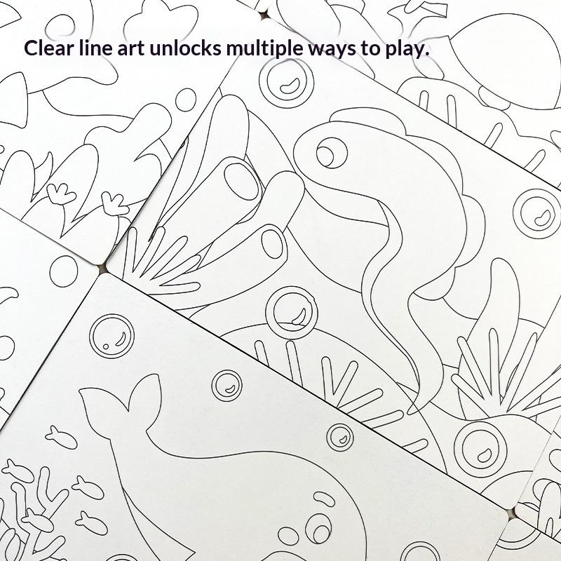 Educational Diy Sand Painting Kit—12 Colors For Kids' Art & Concentration