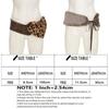 Retro Waistband Faux Fur Plush Belt Sexy Bandage Belt  for Women Trendy Accessories