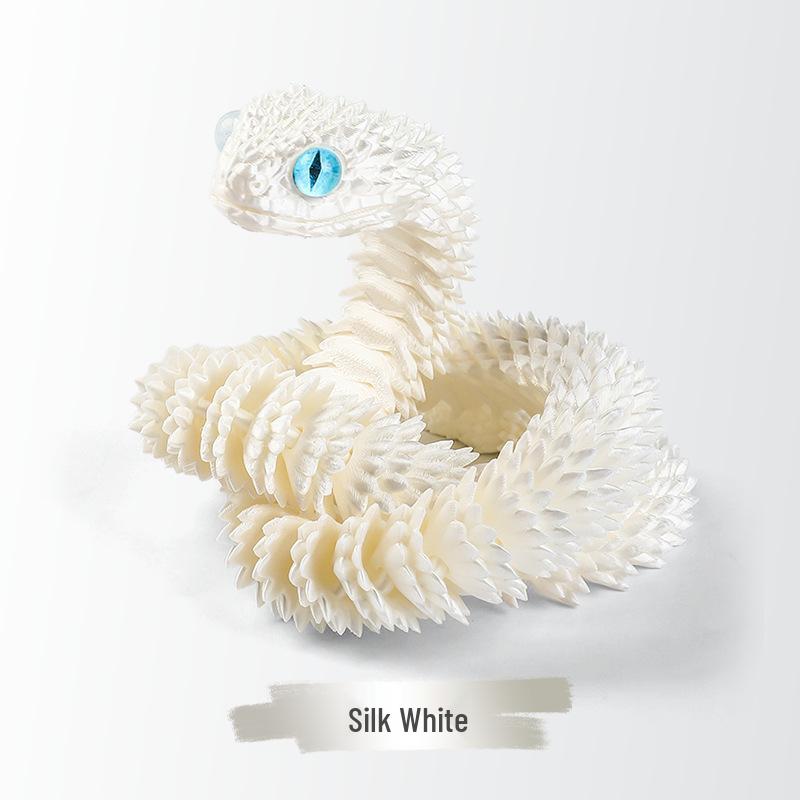 

3D Printed Viper Articulated Figurine Ornament - Creative Craft Gift 13CM