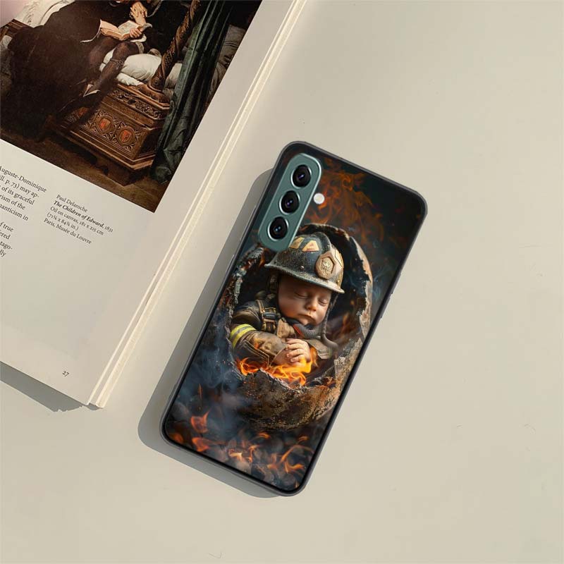 Firefighter Training Phone Case for Samsung A54 A14 A24 A34 A17 A37 A57 A55 A35 A25 A15 A07 A05S A04S A12 A22 A32 A52S A72 Galax