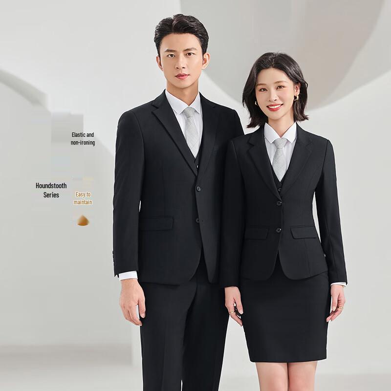 Деловой мужской костюм-тройка Terman в «гусиную лапку» XL