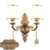 European Crystal Wall Sconce for Living Room, Bedroom, Stairway, and Aisle