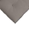 Back Cushion Taupe 160 x 19 x 50 cm Fabric