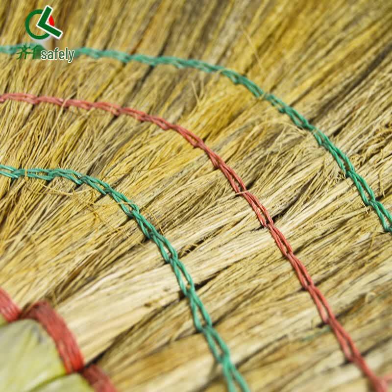 Hand-Woven Miscanthus Broom