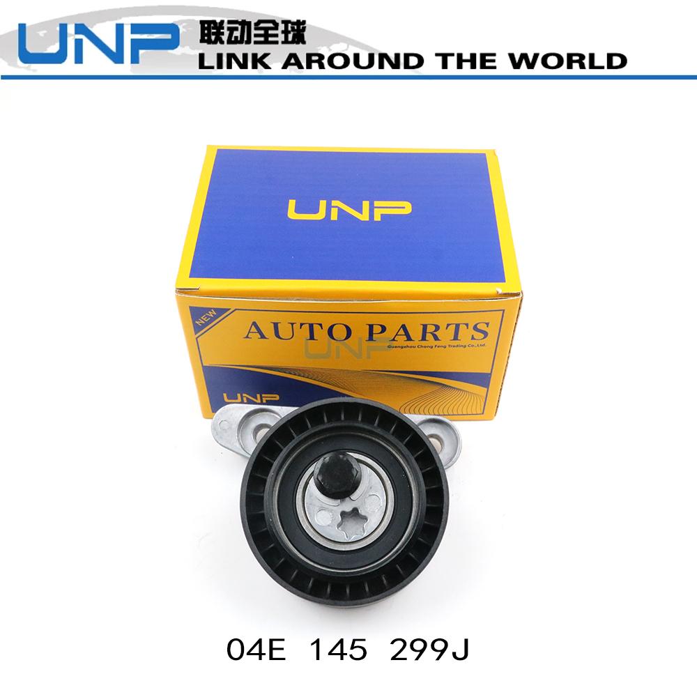 

04E 145 299J Belt Tensioner Pulley for VW Polo Jetta SKODA Fabia Rapid SEAT Ibiza Toledo 2008-2019 1.0 1.6 04E145299J 04C145299B 1 pc