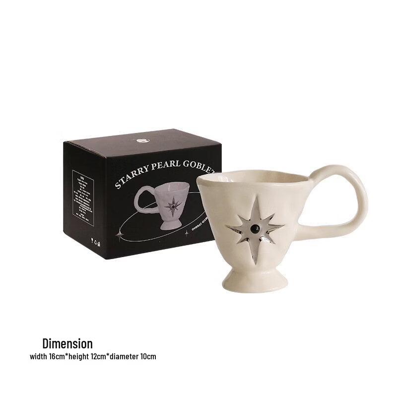 Starry Ceramic Breakfast Mug