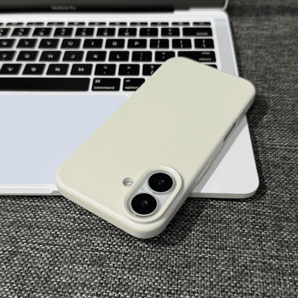 Custodia in Silicone Morbido TPU con Texture Pelle di Litchi per Apple iPhone Air 17 16 15 14 Plus 13 12 11 Pro Max Copertura in Gomma Gel Antiurto