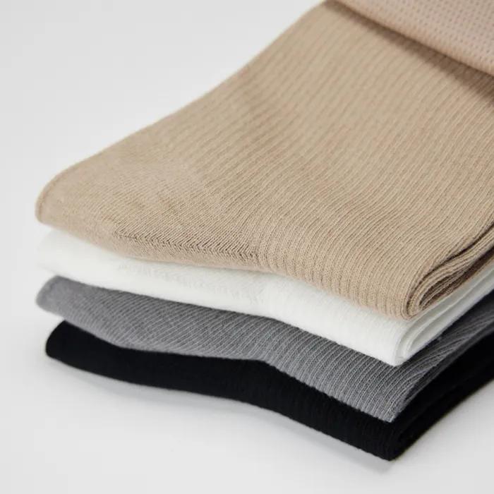 See-through detail knee-high socks 4 colors